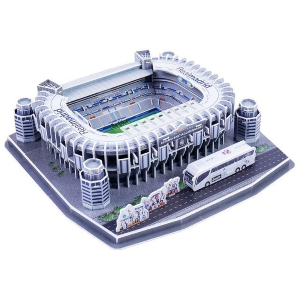 Isfiba - Puzzle 3d Para El Estadio De Fútbol Santiago Bernabéu, Regalo De Recuerdo