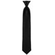 thumbnail image 1 of Corbata negra con clip para niños Umo Lorenzo Solid Kids, 1 of 9