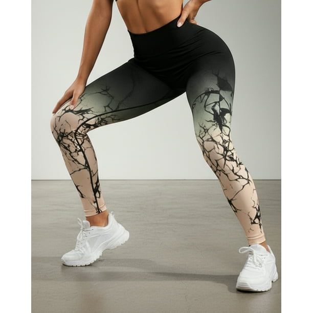 Leggings Yoga Sin Costura Mujer Diseño Tie dye Levanta cola