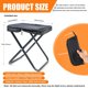 thumbnail image 2 of Taburete de camping usouioo plegable y portátil de 27 cm, carga máxima 100 kg, 2 of 8