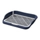 thumbnail image 1 of Inodoro Para Perros, Bandeja Para Orinal Interior Para Perros, Cómodo, Reutilizable, Duradero, Soporte Para Almohadilla Para Orinar, Azul Marino, 1 of 5