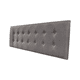 thumbnail image 3 of Respaldo Elegante Super King Capitone 200x60 Cm Gris Felpa Botones, 3 of 3