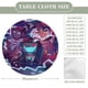 thumbnail image 2 of Hazbin Hotel-theme Fitted Round Tablecloths Elastic Edged Table Covers Waterproof Table Cloth for Kitchen Holiday Party Tables Decor 150cm, 2 of 6