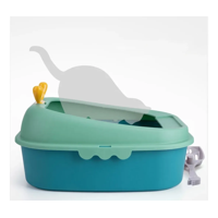 Genérico - Arenero Para Gatos Xl Grande Semi Cerrado + Pala