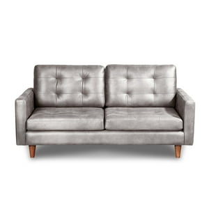 Latam Home - Sofa Napoles 3 C Cuero Kentucky Gris