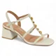 thumbnail image 1 of Sandalia Mujer Taco Cuadrado Pelica Blanco Off Vizzano, 1 of 3