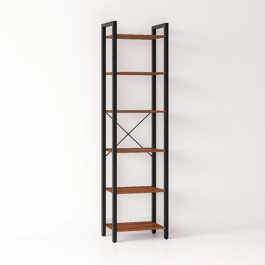 Klik Muebles - Estantería Industrial Blackline Con 6 Repisas