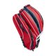 thumbnail image 5 of Guante de béisbol WILSON A2K 1724SS 29 cm Azul marino/Rojo, 5 of 8