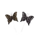 thumbnail image 1 of Set de 12 mariposas monarca de plumas con brillo, 10 cm de envergadura, 1 of 2