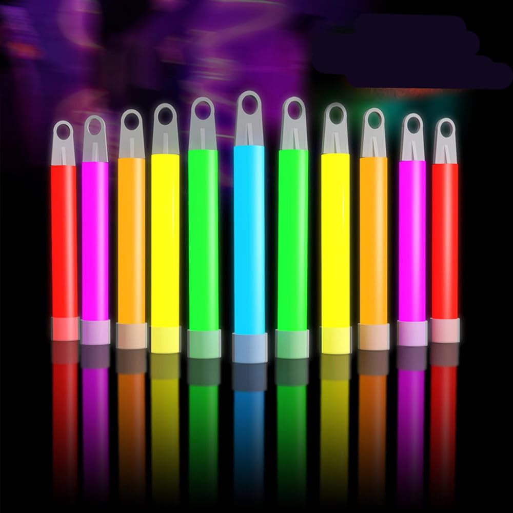 Glow Sticks Glow Fever De 100 Quilates, De Primera Calidad, 10 Cm, Con Cordones