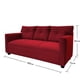 thumbnail image 5 of Sofá Mateo Pata Plástica 3 Cuerpos Chenille Tipo Lino Rojo, 5 of 5