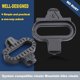 thumbnail image 4 of Calas para bicicleta, juego de calas de acero para bicicleta de montaña, compatibles con Shimano SPD SM-SH51, sistema de pedales Look X-Testantería, para spinning, ciclismo de interior y ciclismo de m, 4 of 7