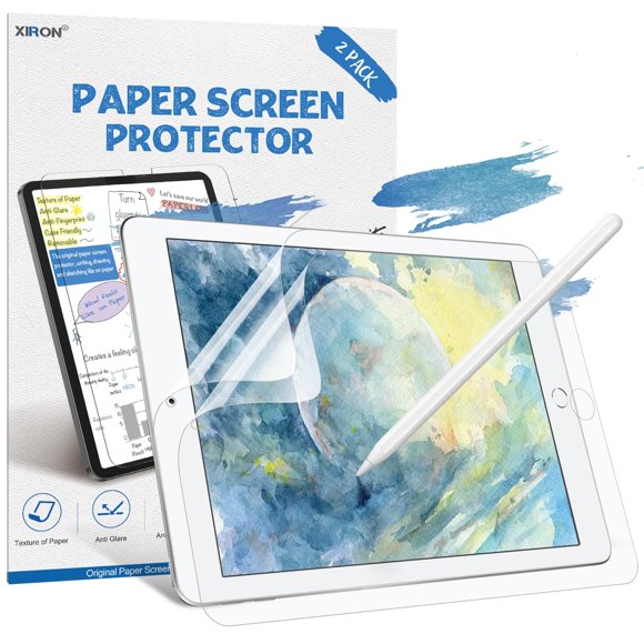 Protector de pantalla XIRON Paper para iPad 9ª, 8ª y 7ª generación de 10,2 pulgadas