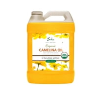 Aceite De Semillas De Camelina Sulu Organics 100% Puro, Extra Virgen, 4,5 L