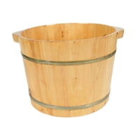 Magideal - Bañera De Madera Para Remojo De Pies, Lavabo Para Baño De Pies, Sauna Cómoda, Bañera Para Pies, Bañera De Fondo Plano, Lavabo Para Pedicura Para Baño,