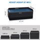 thumbnail image 3 of Elevadores de Muebles ANNKUT 3,8 cm 590 kg Paquete de 4 Negro, 3 of 7