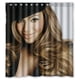 thumbnail image 1 of Cortina de ducha Beyoncé, juego de cortina de baño con ganchos, tamaño 66 x 72 pulgadas, 1 of 3