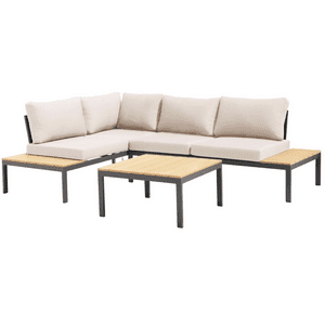 Genérico - Juego De Living De Terraza 3 Piezas