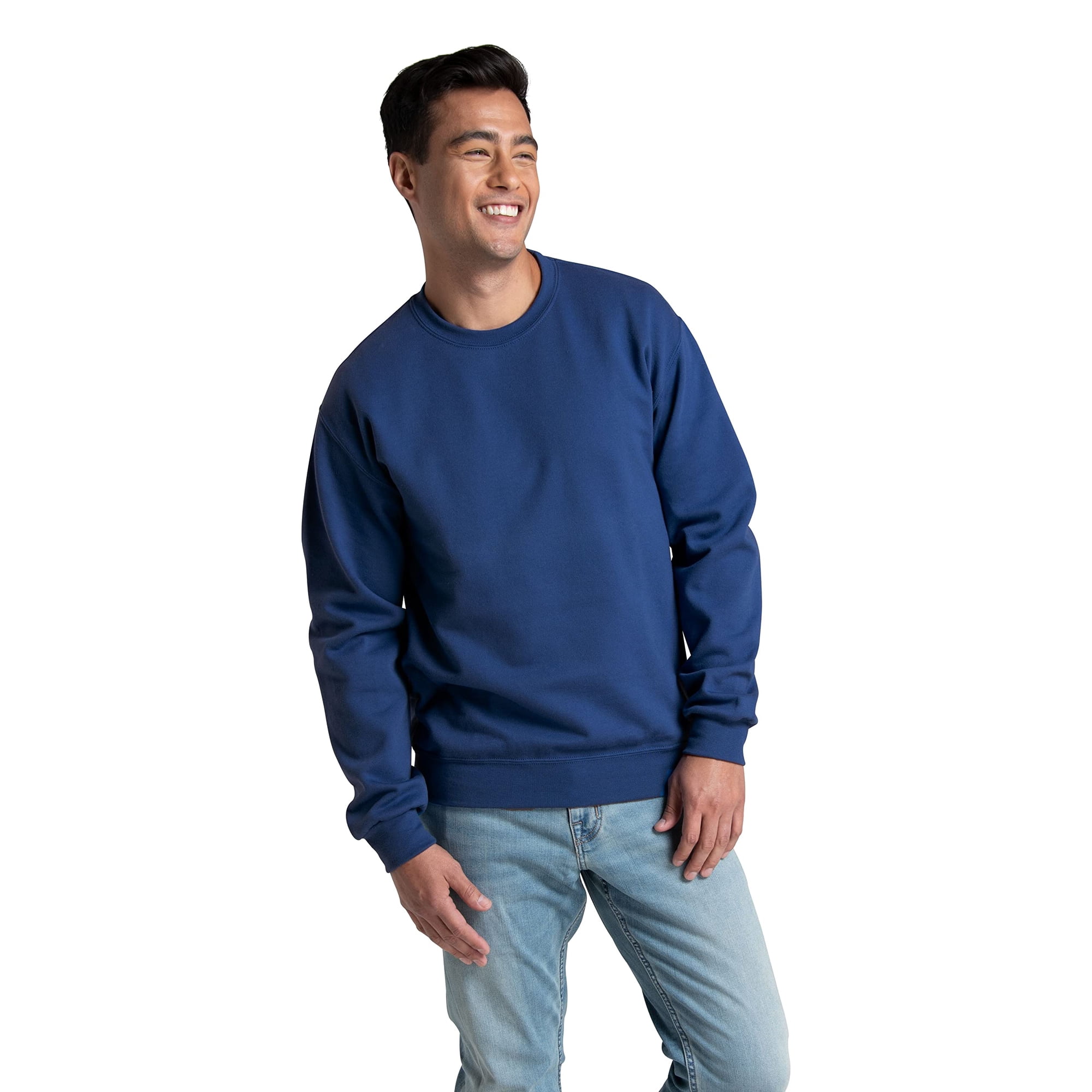 Sudadera Fruit Of The Loom Eversoft Fleece Para Hombre Azul Xxl