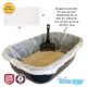thumbnail image 3 of Forros para caja de arena Fresh Kitty 10 unidades, aroma a lavanda y vainilla, tamaño jumbo, 3 of 6