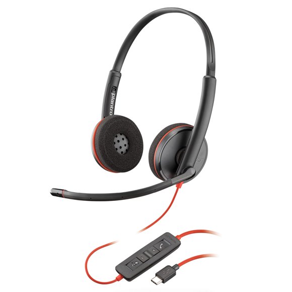 Auriculares con cable Poly Blackwire 3220 con cancelación de ruido USB-C