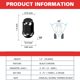 thumbnail image 2 of Tuercas de rueda Orle Oko 1/2-20 16 piezas negro para carrito de golf, 2 of 7