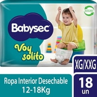 Pañales De Bebé Voy Solito Xg-Xxg, 18 Un 18 Un Babysec