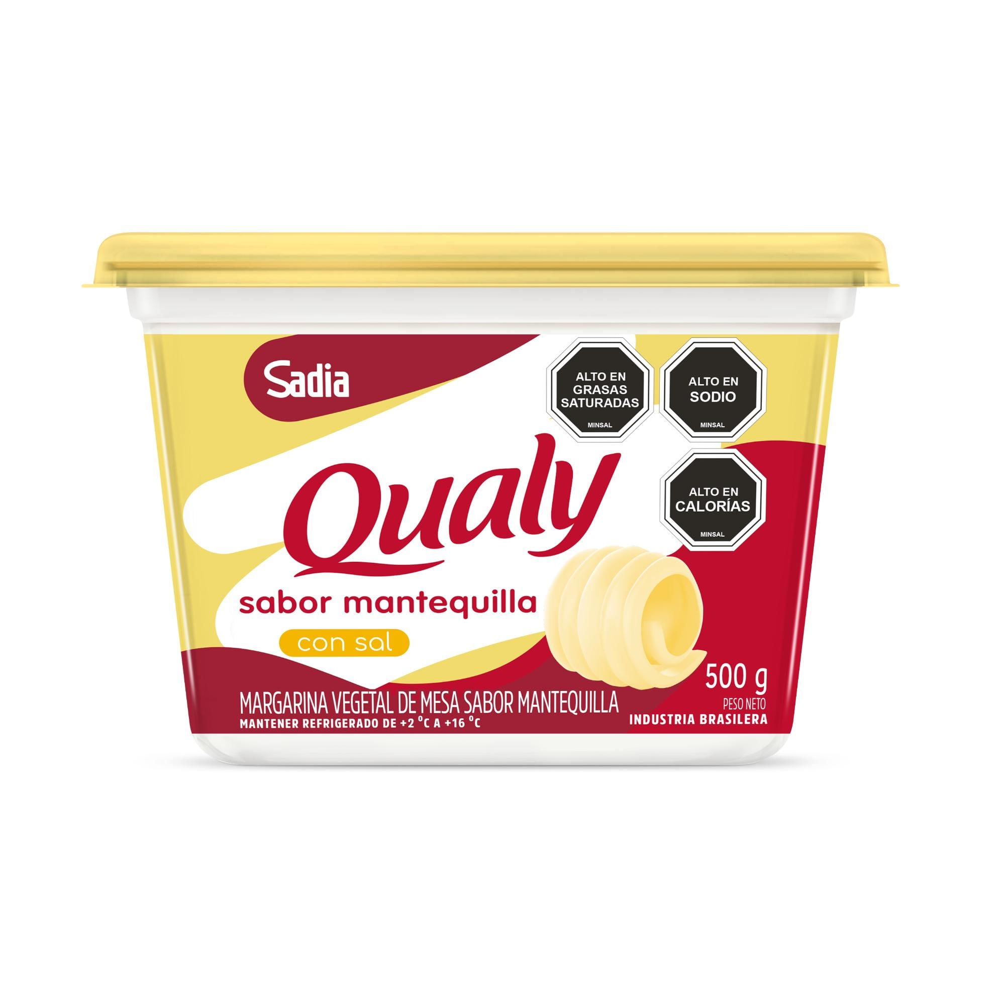 Margarina Vegetal Sabor Mantequilla 500 g Qualy