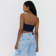 thumbnail image 2 of Peto Mujer Strapless Lettering Navy Corona, 2 of 5