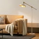 thumbnail image 2 of Lámpara Brightech Wyatt Crema con Pantalla Dorada Interior, 2 of 6