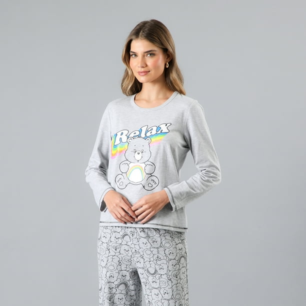 Pijama Cuello Redondo Flores Mujer 33730-54