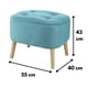 thumbnail image 2 of Pouf Máxima Calipso Felpa 55x45x45 cm, 2 of 3