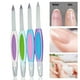 thumbnail image 4 of Lima de uñas de metal, lima de doble punta, herramientas para manicura y pedicura, recortadora de cutículas para uñas naturales., 4 of 7