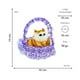 thumbnail image 2 of Gato Maullador En Canasta Juguete Decorativo Morado, 2 of 3