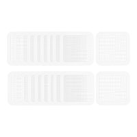 Magideal - 20X Atrapasueños Desechables Para Ducha, Pegatina Para Drenaje De Suelo, Tapón Para El Pelo, Autopegamento Para Bañera, Balcón, Orificio De Drenaje Pa