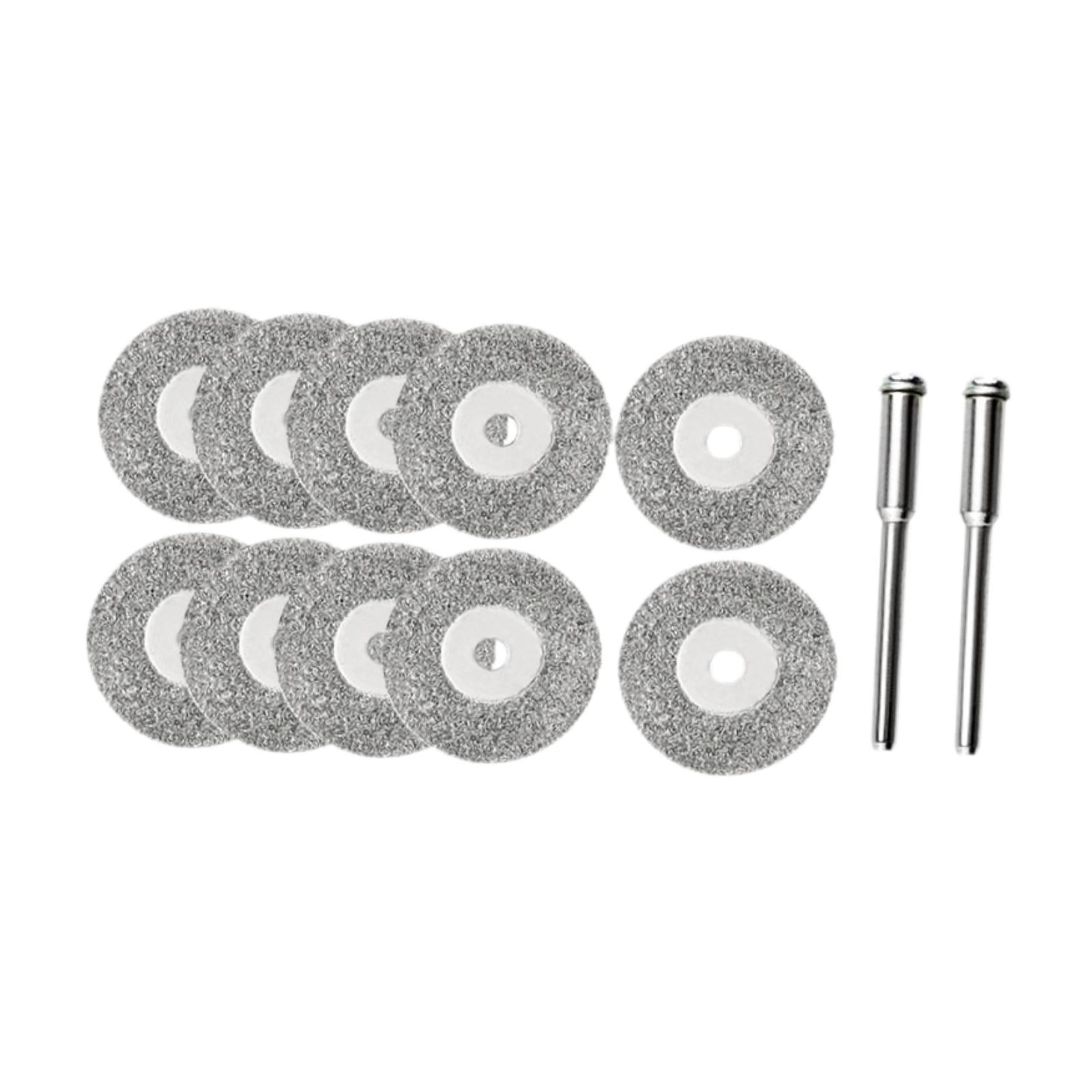 Ioensy - Disco De Corte De 10 Piezas Rueda De Corte Premium Para Herramientas Rotativas De Mármol Cerámica Sin Agujero