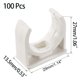 thumbnail image 2 of BVO 100 abrazaderas en U de PVC para tubería de agua de 25 mm, blancas, aptas para tubos de 25 mm/1 pulgada, alta resistencia y larga vida útil, 2 of 9