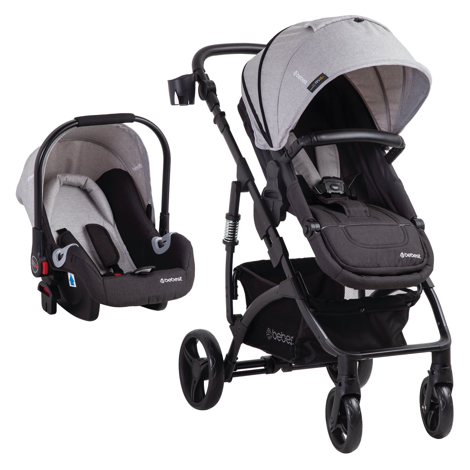 Bebesit - Coche Travel System Explorer Lx Gris