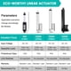 thumbnail image 4 of Actuador lineal ECO-WORTHY de 12 V, 400 mm, carrera, 150 kg de carga, 4 of 9