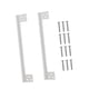 thumbnail image 3 of 2 Placas Protectoras De Pestillo De Puerta En Forma De L Para Puerta De Metal, Puerta De Madera, Lugar De Trabajo, 7 Pulgadas, 3 of 5