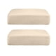 thumbnail image 4 of 2 unids sofá futón asiento cojín sofá funda protectora cream_size s, 4 of 4