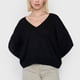 thumbnail image 3 of Sweater Mujer Cuello V Color Negro Corona, 3 of 5
