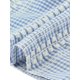thumbnail image 5 of INSPIRE CHIC Blusas de Cuadros Vichy para Mujeres con Volantes Fruncidos y Mangas Abullonadas S Azul Claro, 5 of 6