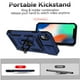 thumbnail image 2 of Estuche GANGXUN para iPhone XR, soporte giratorio 360°, estilo mecánico y magnético, 2 of 5