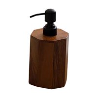 Bothyi - Dispensador De Jabón Vacío De Madera Para Platos, Dispensador De Jabón Para Hotel, Hogar, Baño, Grande
