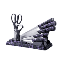 Mp - Set De Cuchillos De Cocina 9 Piezas Black Thunder