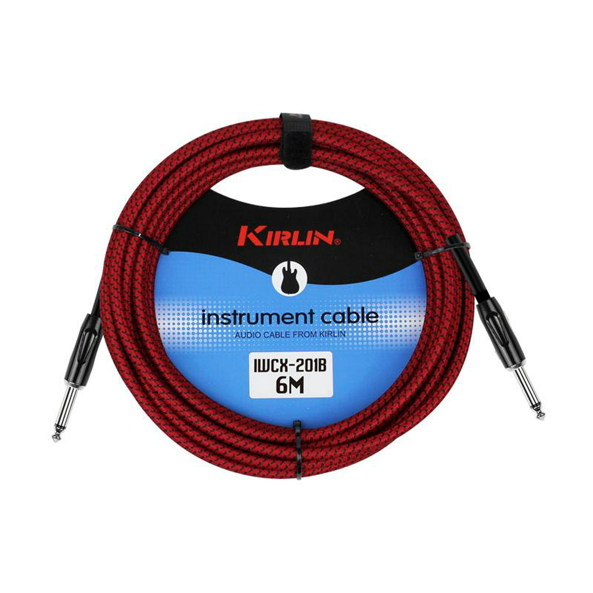 Kirlin Cable - Cable Instrumento Kirlin Rojo 6mts Iwcx-201b-6r