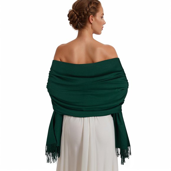 Chal RUI VTRON Grande Verde 203 cm – Bufanda de Invierno