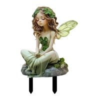 Ioensy - Estaca De Jardín De Hadas Con Forma De Mariposa, 2D, Para Césped, Plantas En Maceta