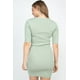 thumbnail image 3 of Vestido de Punto con Nudo Torcido, 3 of 5